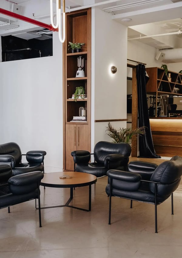 Seating area at Blender Workspace