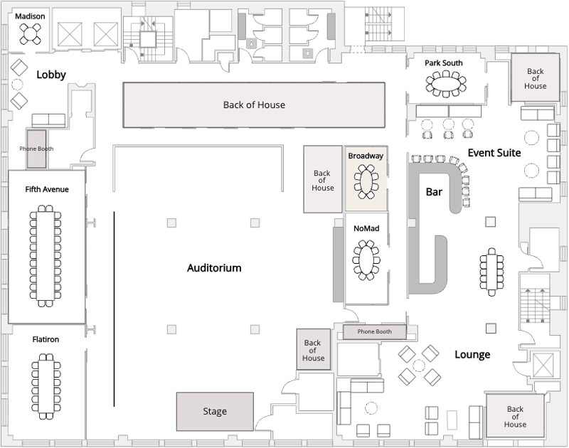Floor plan for Broadway