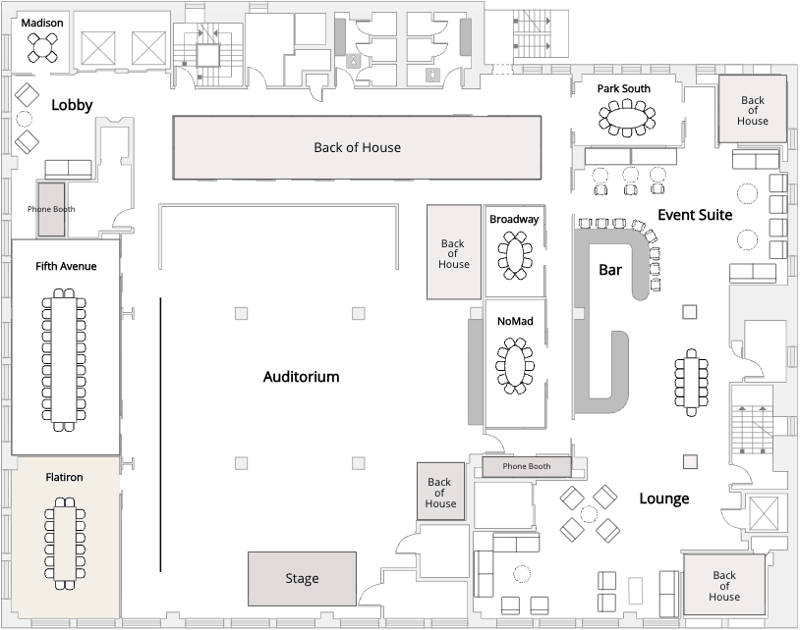 Floor plan for Flatiron