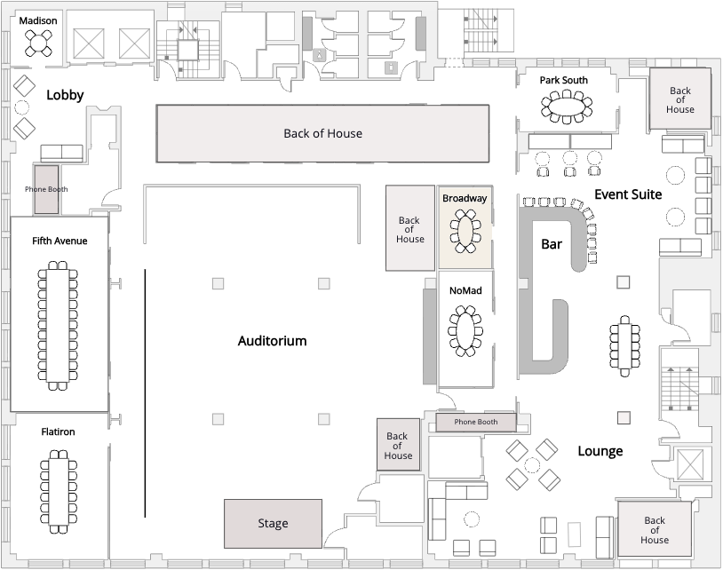 Floor plan for Broadway