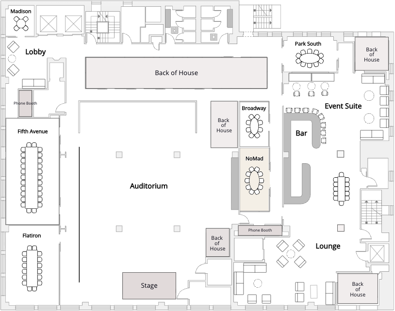 Floor plan for NoMad